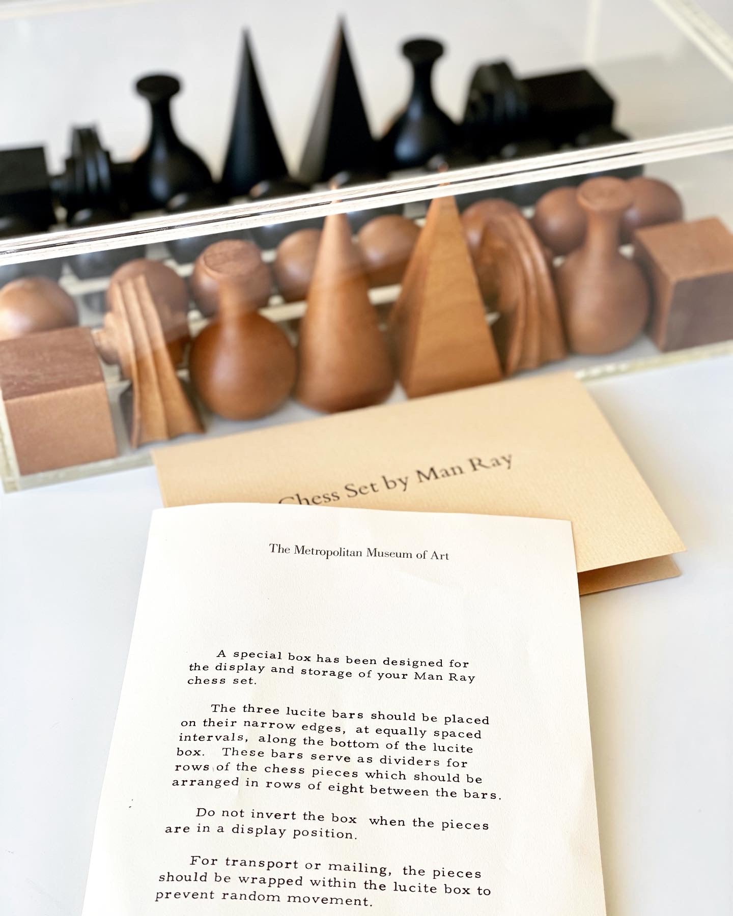 New Old Stock Man Ray Chess Set (circa 1971)