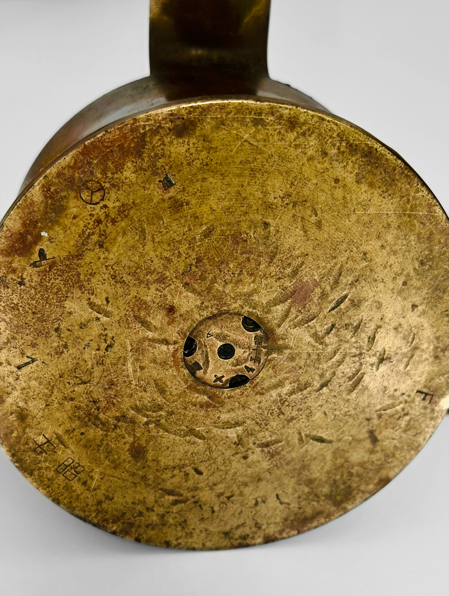 Restored Antique WWII Trench Art Cigar Ashtray w/ Lighter
