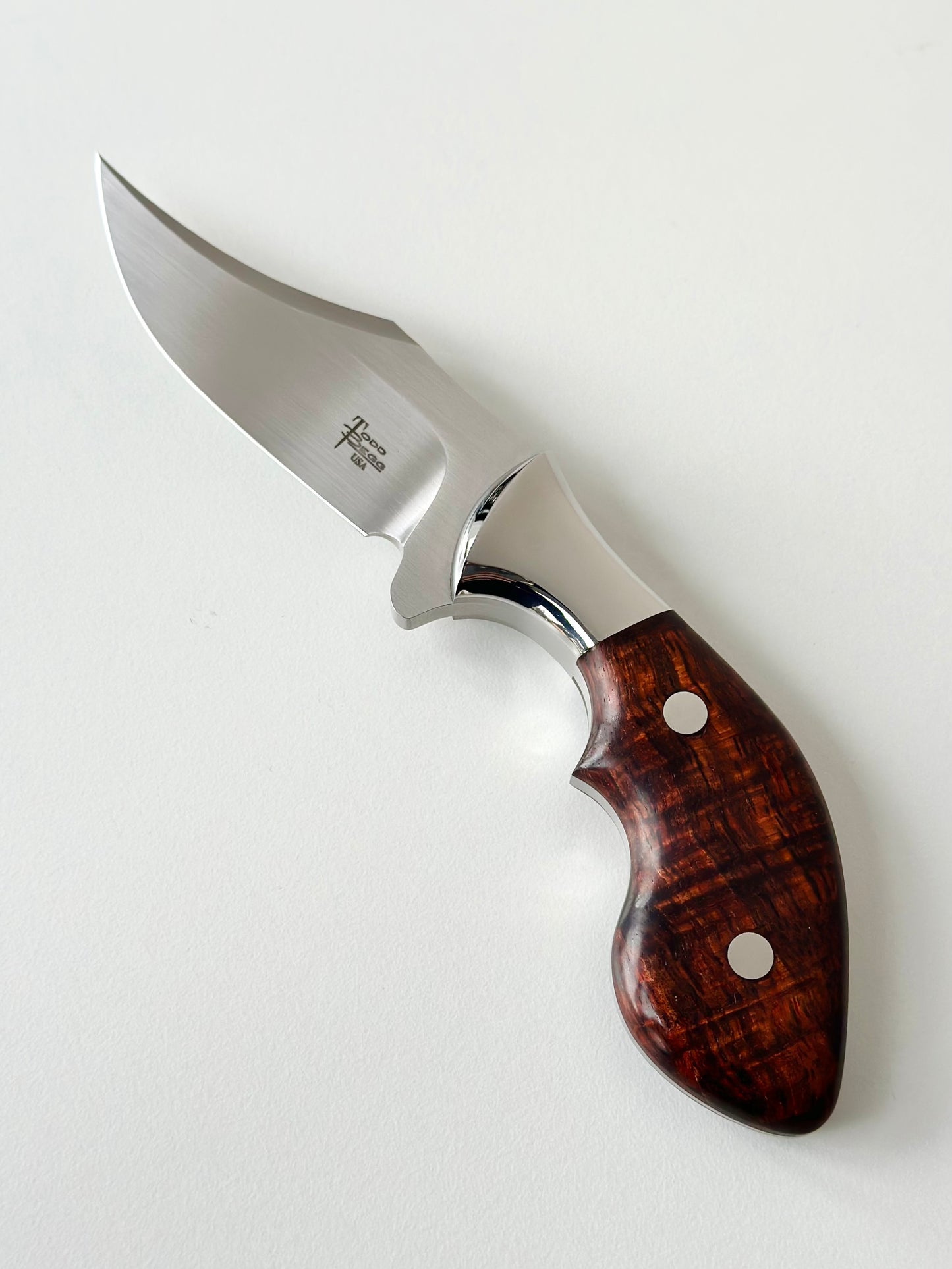 Todd Begg Custom Pistol Grip Push Bowie