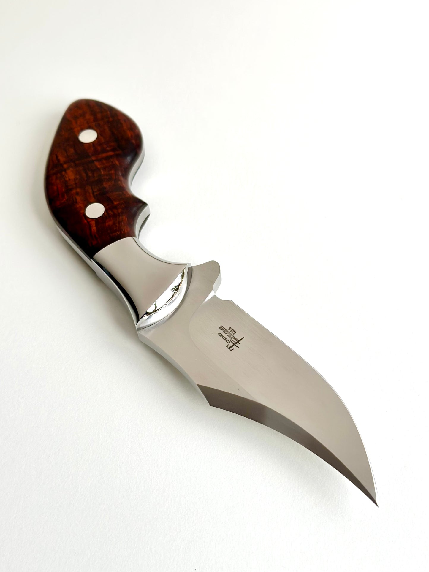 Todd Begg Custom Pistol Grip Push Bowie