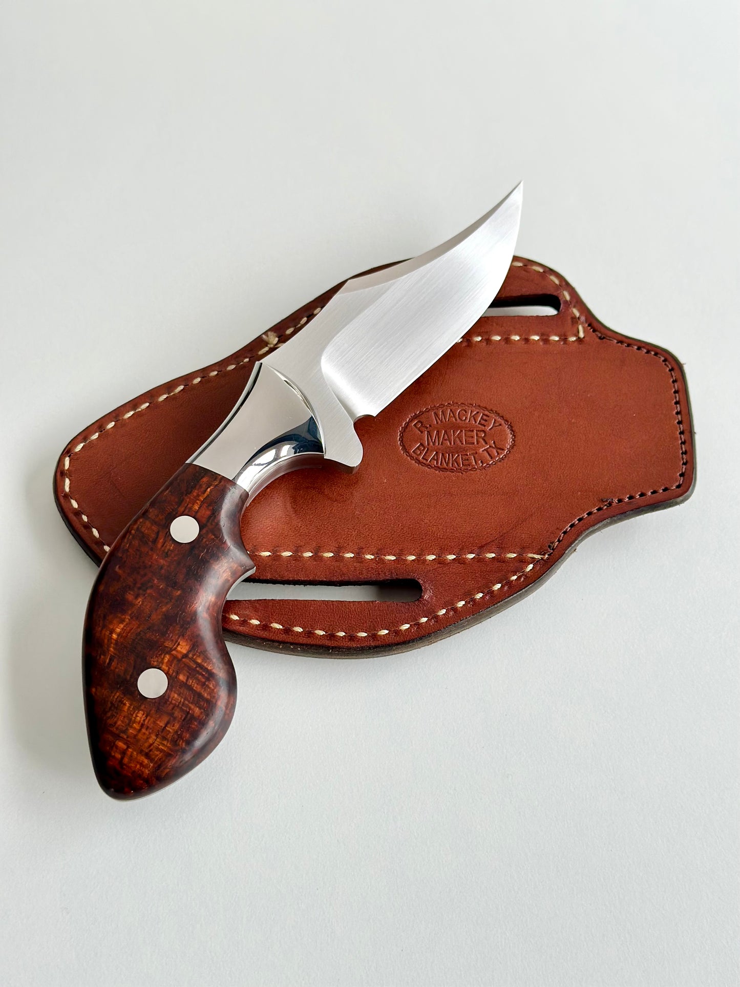 Todd Begg Custom Pistol Grip Push Bowie