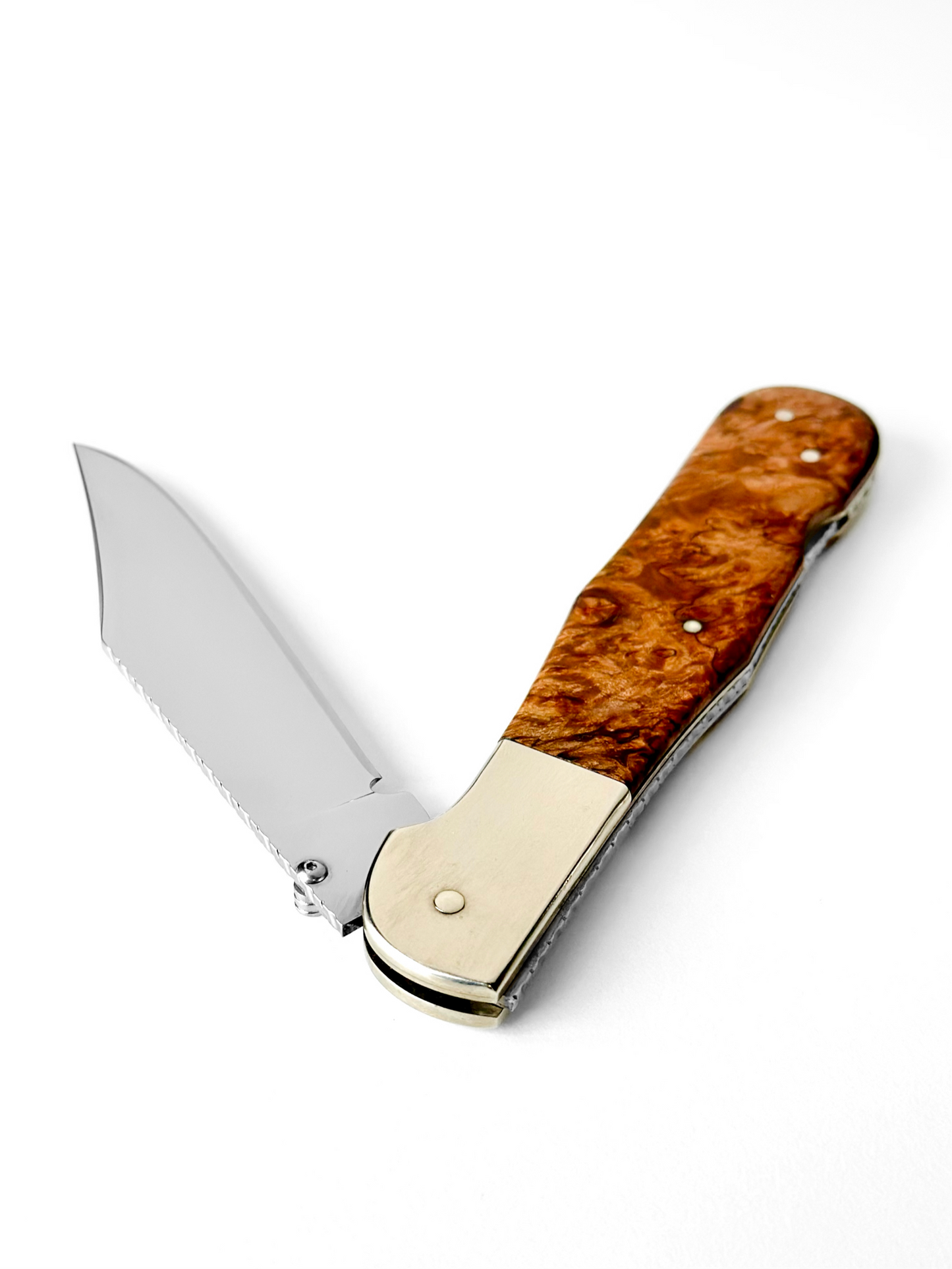 Vintage Custom "Whiskers" Burlwood Lockbock