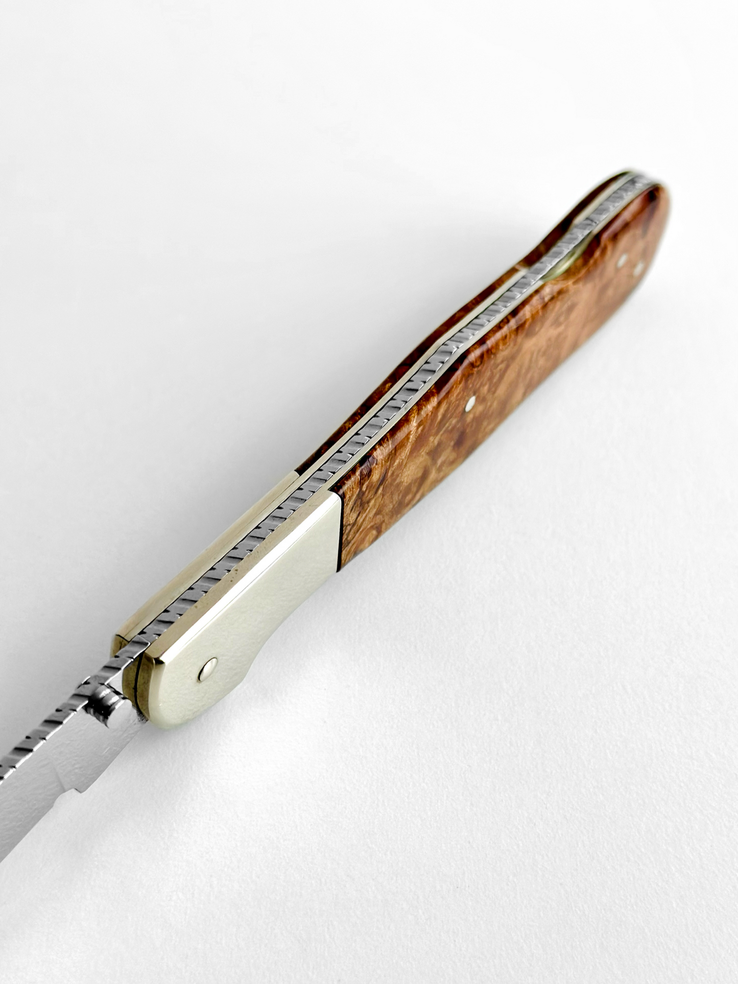 Vintage Custom "Whiskers" Burlwood Lockbock