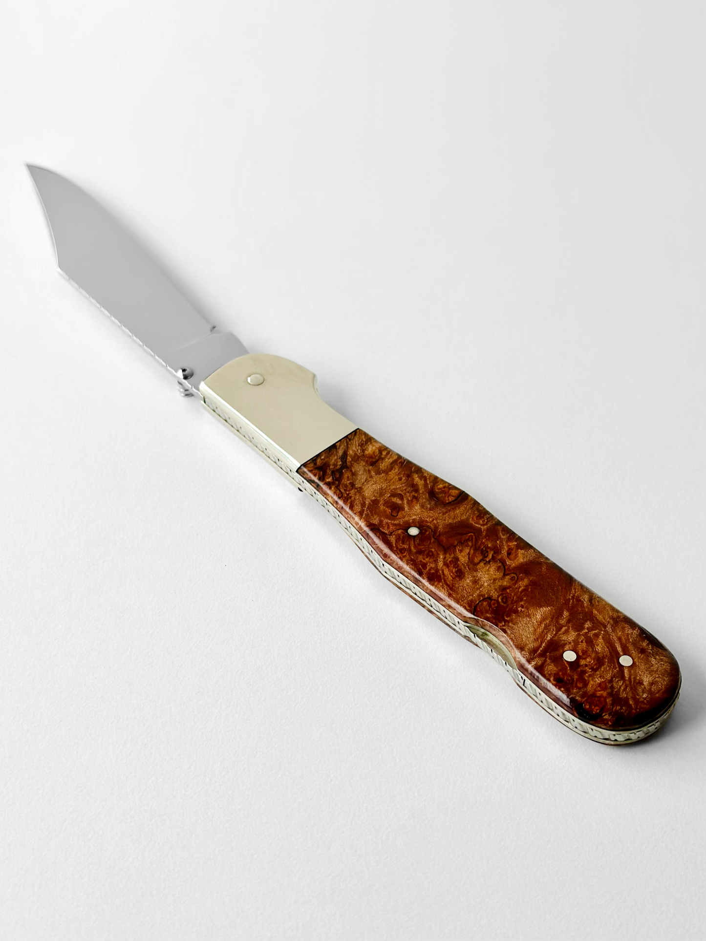 Vintage Custom "Whiskers" Burlwood Lockbock