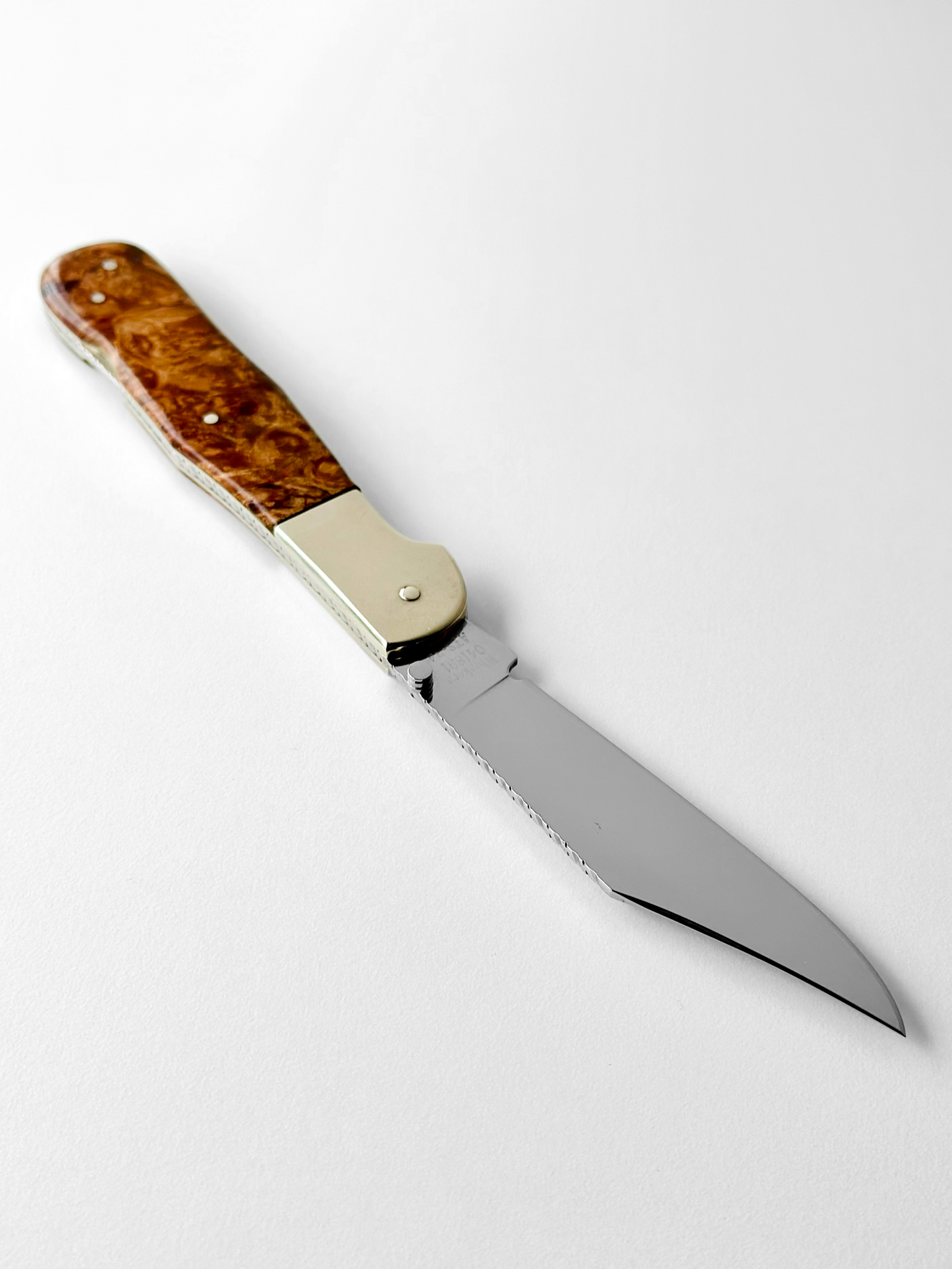 Vintage Custom "Whiskers" Burlwood Lockbock