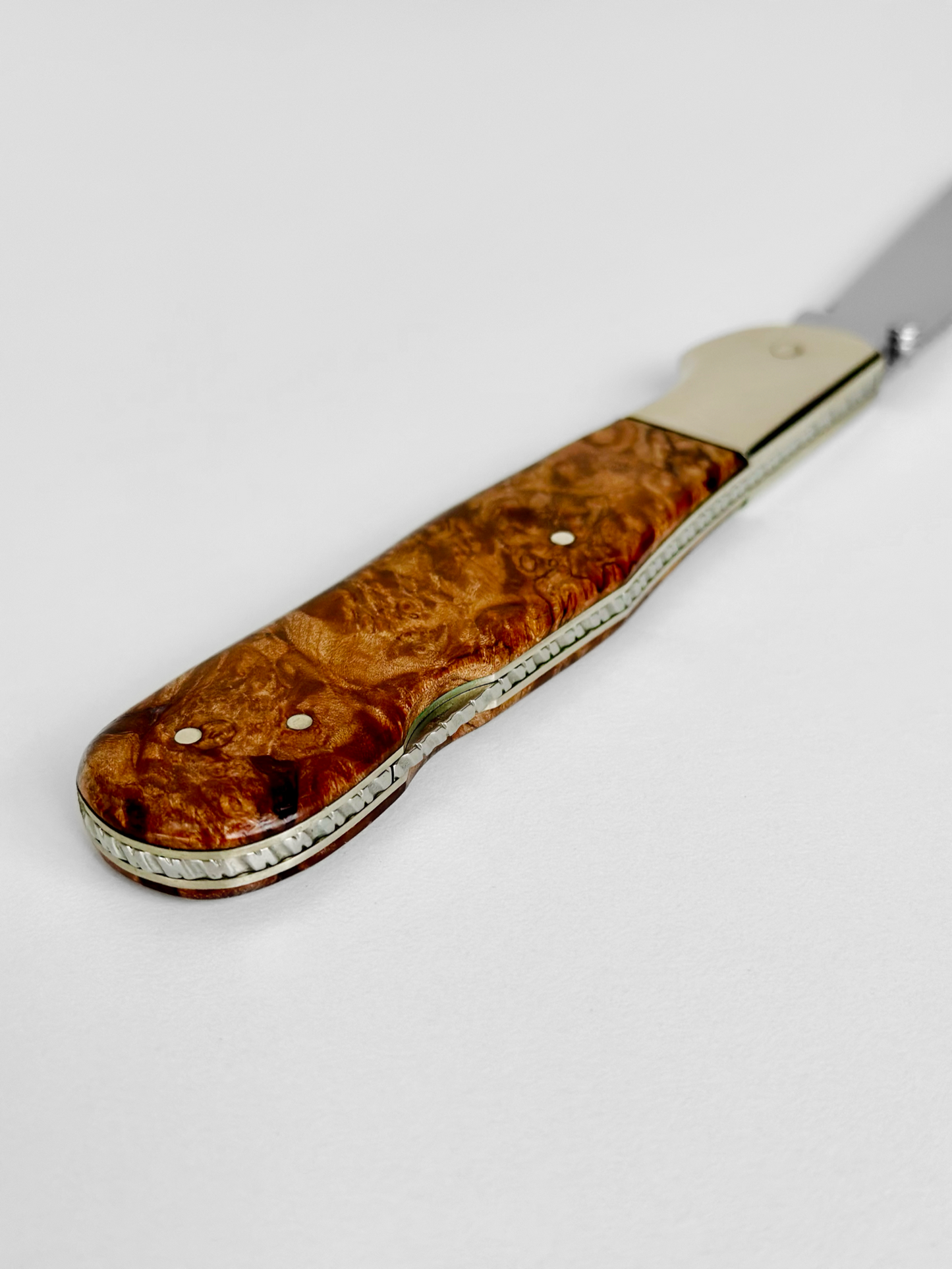 Vintage Custom "Whiskers" Burlwood Lockbock
