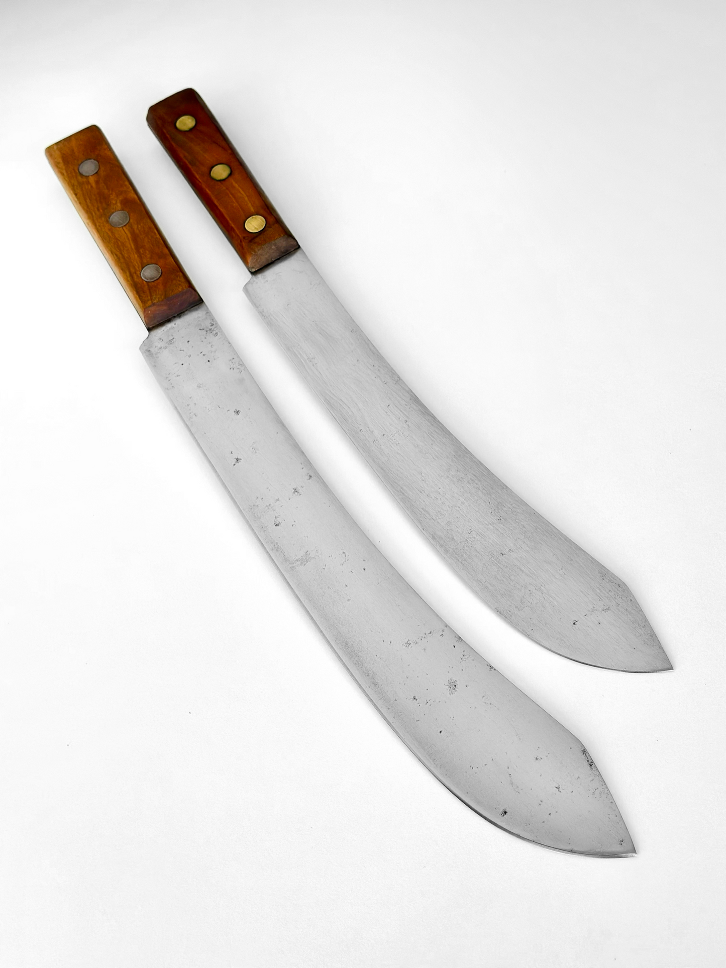 Restored Antique Foster Bros Butcher’s Bullnose Knives
