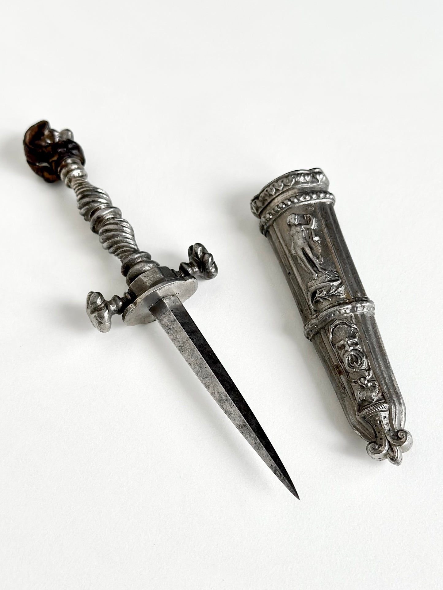 Italian Cut Steel Dirk, circa 1840-60s