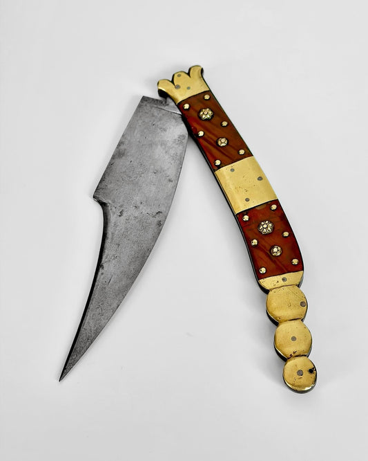 19th Century Spanish “Rattlesnake” Navaja Fighting Knife