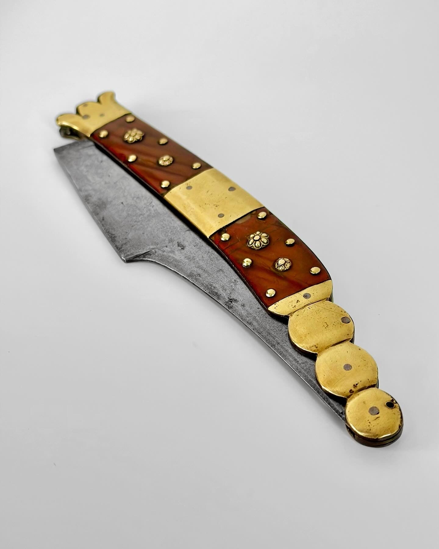19th Century Spanish “Rattlesnake” Navaja Fighting Knife