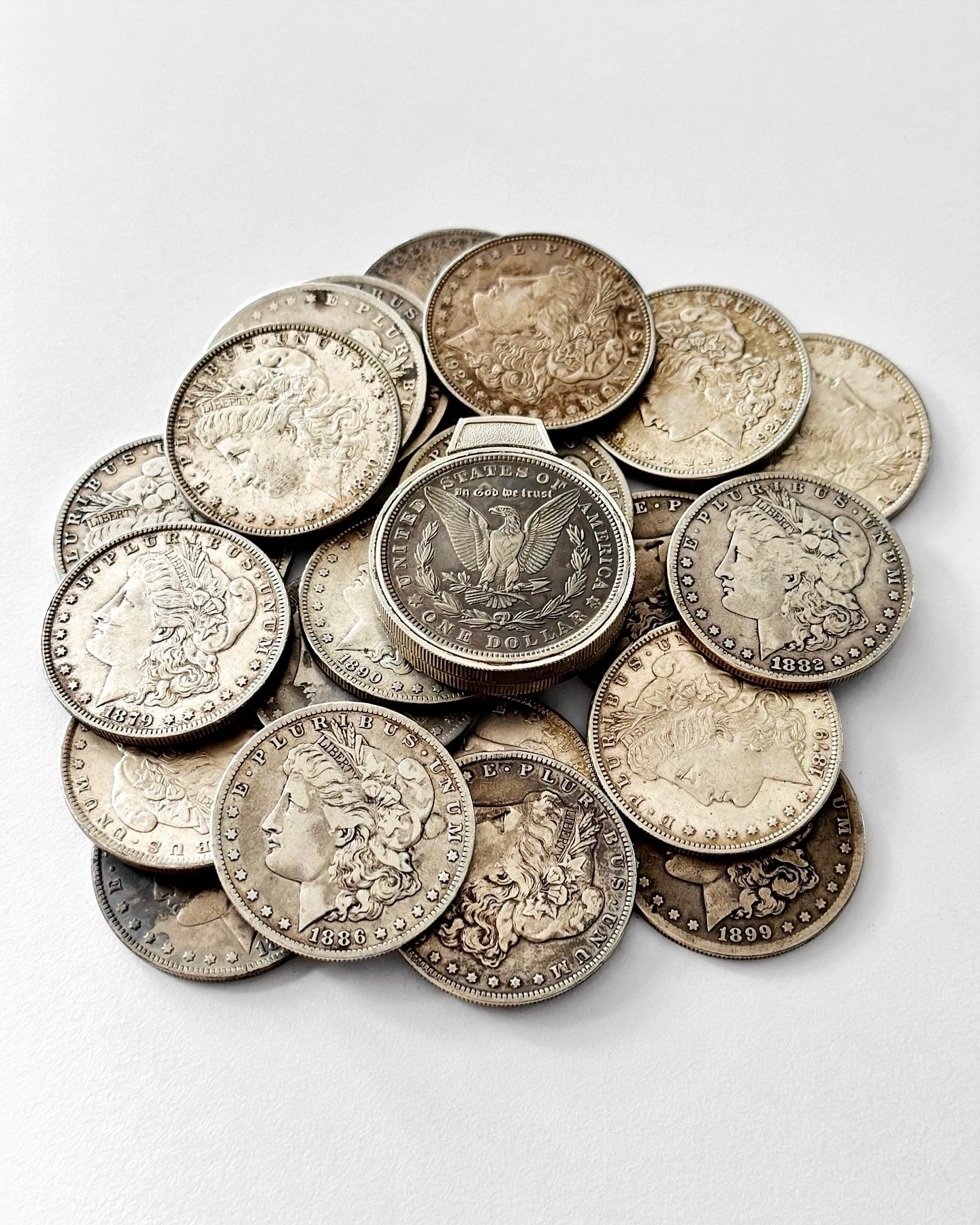 Restored Midcentury Beckwith Silver Dollar Lighter