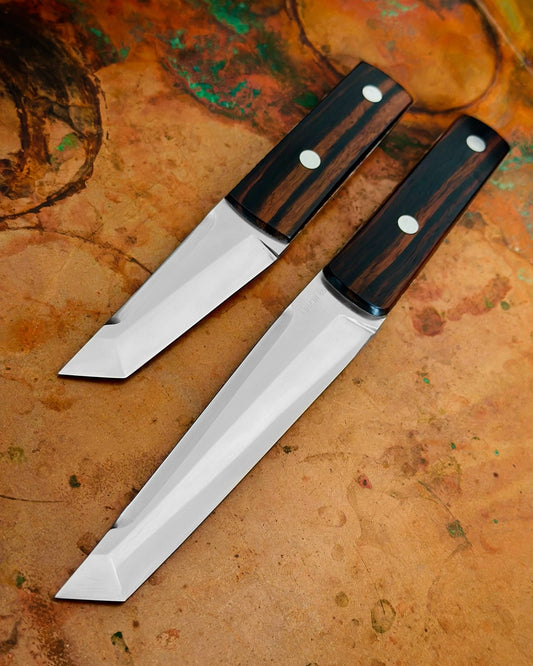 Vintage Custom Tanto Knife Set