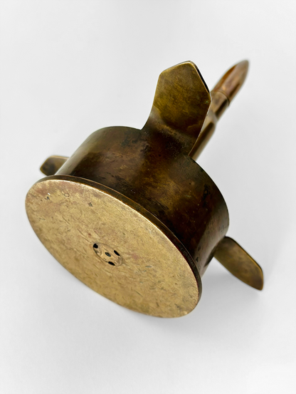 Restored Antique WWII Trench Art Cigar Ashtray w/ Lighter