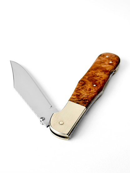 Vintage Custom "Whiskers" Burlwood Lockbock