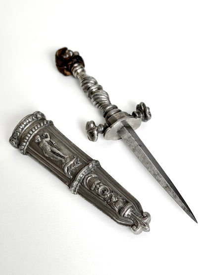 Italian Cut Steel Dirk, circa 1840-60s