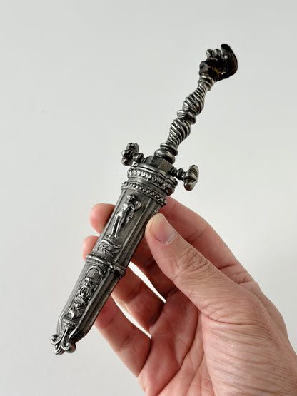Italian Cut Steel Dirk, circa 1840-60s