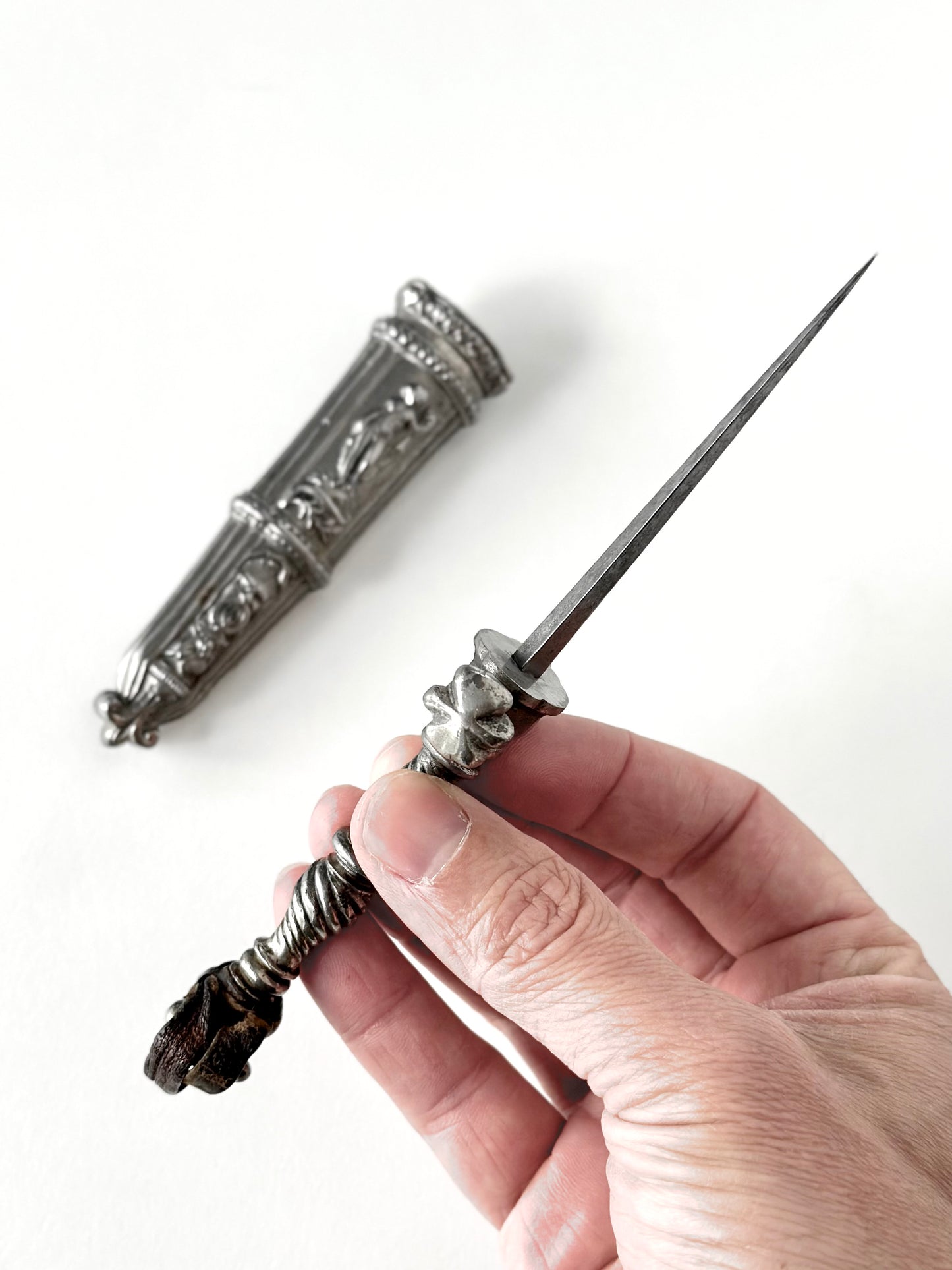 Italian Cut Steel Dirk, circa 1840-60s