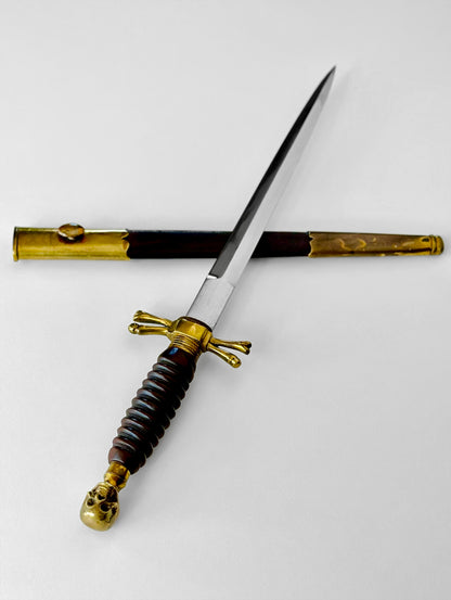 Antique Masonic Deathskull Dagger
