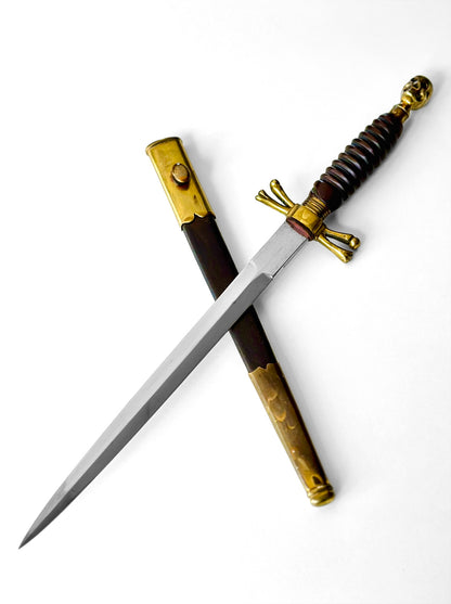 Antique Masonic Deathskull Dagger