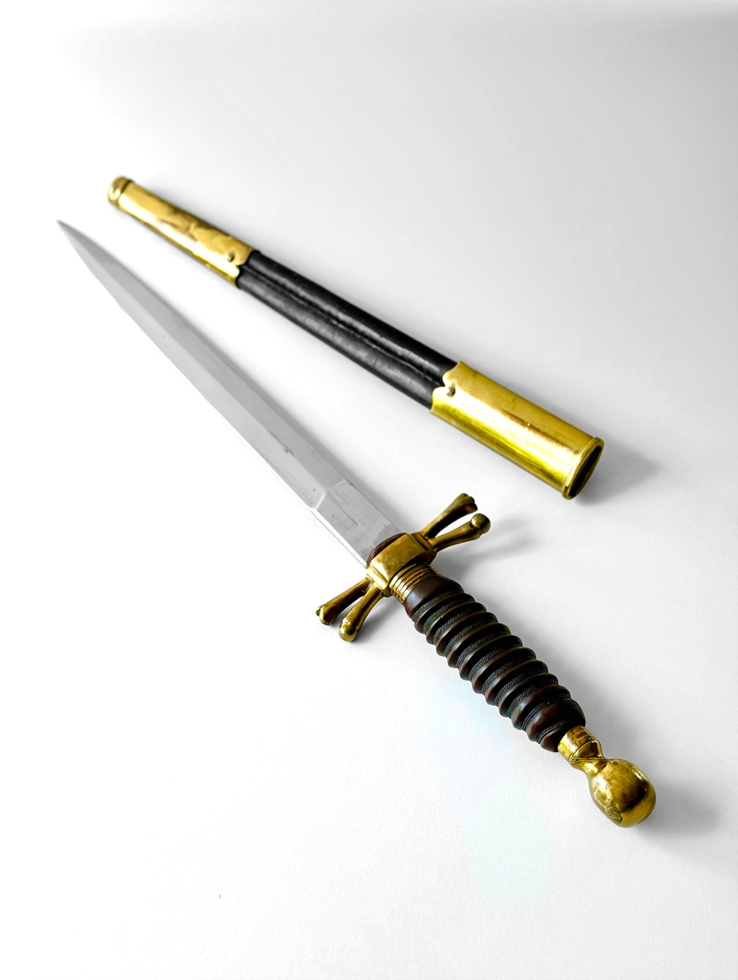 Antique Masonic Deathskull Dagger