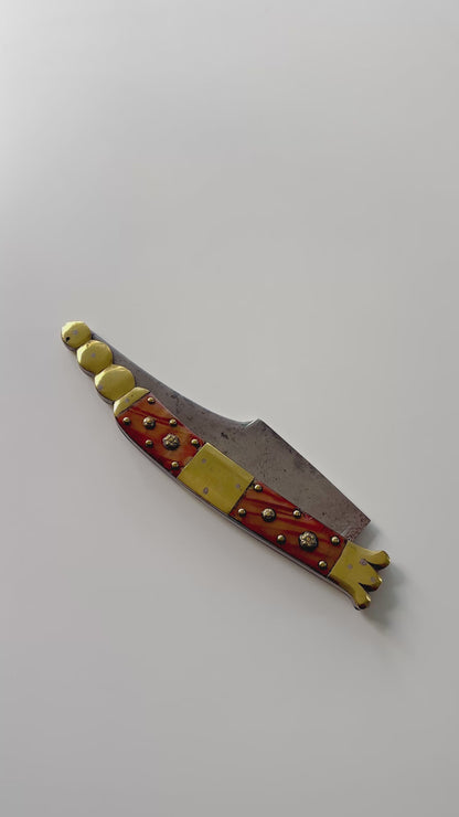 19th Century Spanish “Rattlesnake” Navaja Fighting Knife