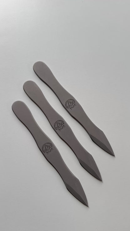 Vintage Ek Commando Throwing Knife Set