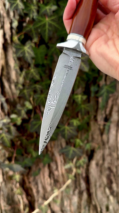 Vintage Custom Mosaic Dagger (handmade by Rodney Rogers)
